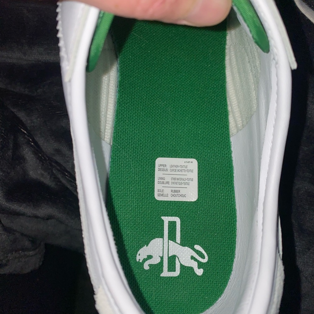 Puma White Leather Sneakers - 11 - Picture 4 of 4
